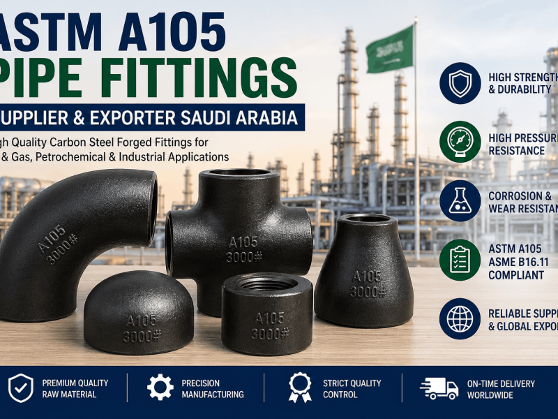 ASTM A105 pipe fittings supplier in Saudi Arabia