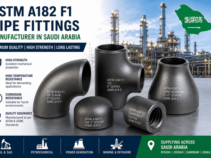 ASTM A182 F1 pipe fittings manufacturer Saudi Arabia