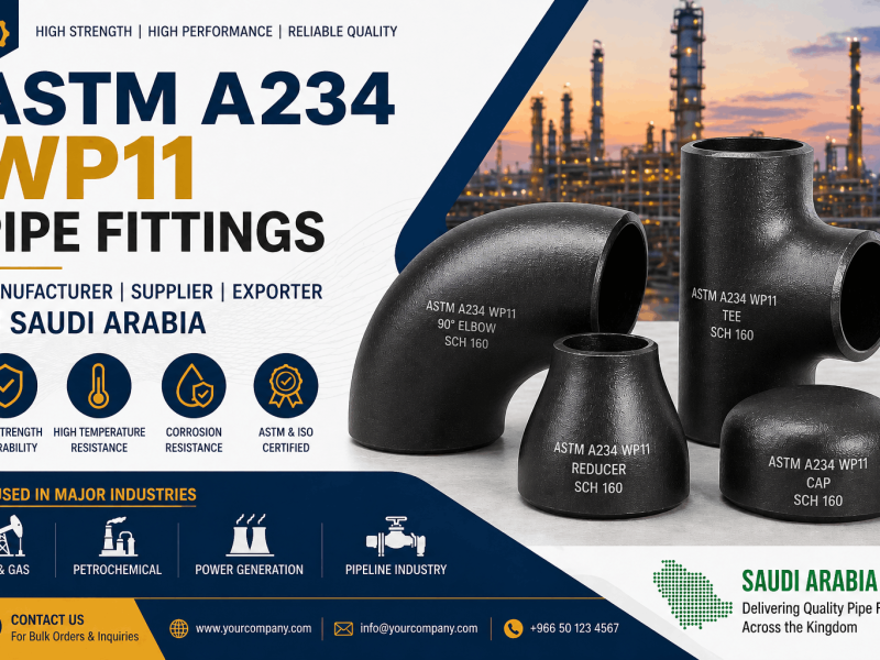 ASTM A234 WP11 pipe fittings manufacturer in Saudi Arabia