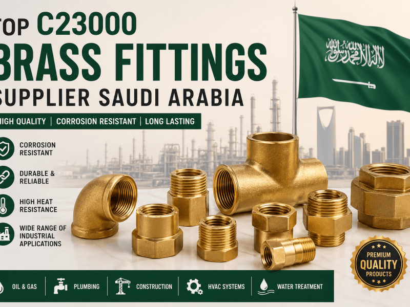 C23000 brass pipe fittings supplier in Saudi Arabia