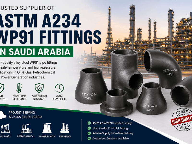 ASTM A234 WP91 pipe fittings supplier Saudi Arabia
