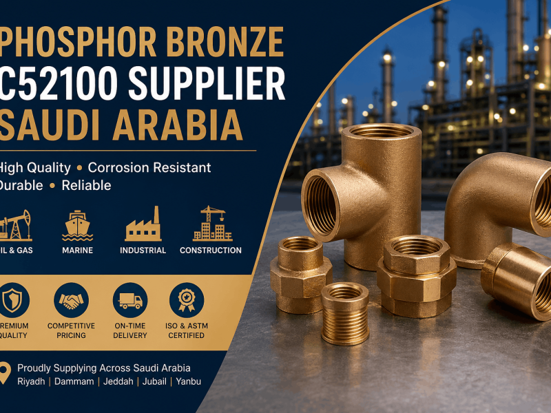 Phosphor Bronze C52100 pipe fittings supplier Saudi Arabia