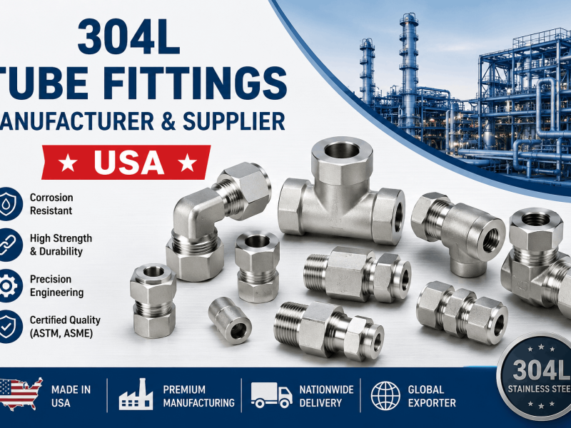 Stainless Steel 304L tube fittings manufacturer and supplier in USA