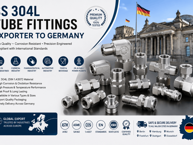 SS 304L tube fittings supplier in Germany