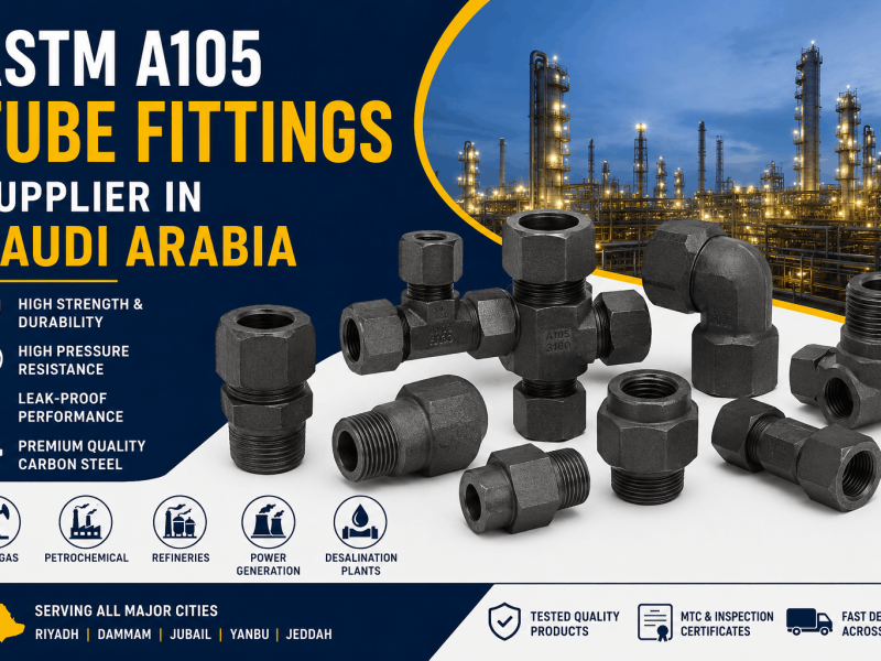 ASTM A105 Tube Fittings Supplier and Exporter in Saudi Arabia