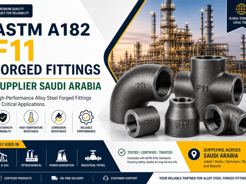 ASTM A182 F11 forged fittings supplier in Saudi Arabia