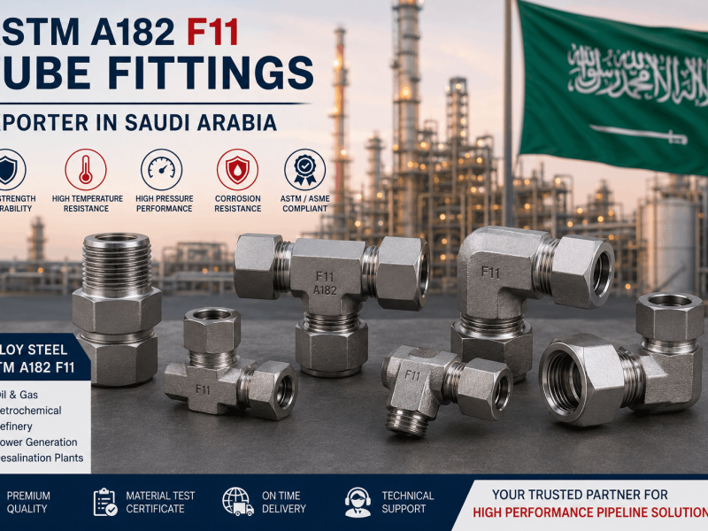 ASTM A182 F11 tube fittings exporter in Saudi Arabia for oil and gas industry