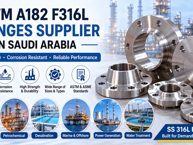 ASTM A182 F316L stainless steel flanges supplier in Saudi Arabia for oil and gas industries