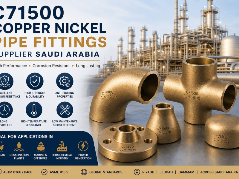 C71500 copper nickel pipe fittings supplier Saudi Arabia