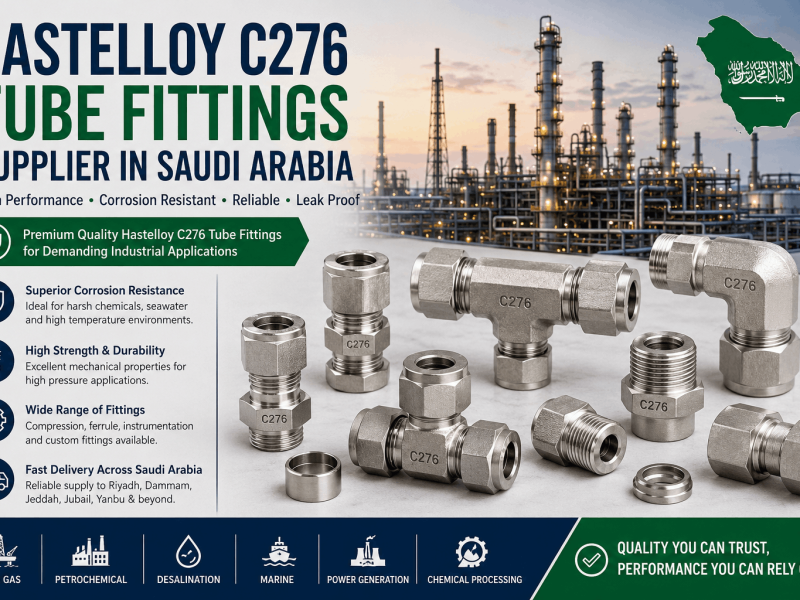 Hastelloy C276 Tube Fittings Supplier and Exporter in Saudi Arabia