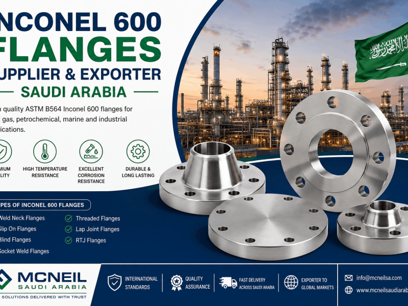 ASTM B564 Inconel 600 flanges supplier and exporter in Saudi Arabia for oil gas petrochemical and industrial applications