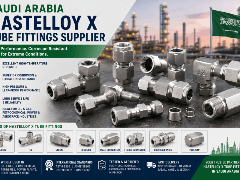 Saudi Arabia Hastelloy X Tube Fittings Supplier for Oil and Gas Industries