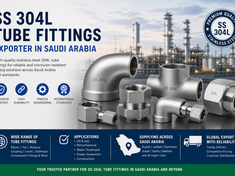 SS 304L tube fittings exporter in Saudi Arabia
