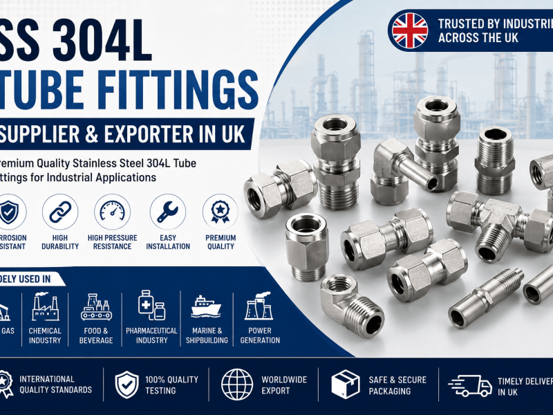SS 304L Tube Fittings Manufacturer, Supplier and Exporter in UK