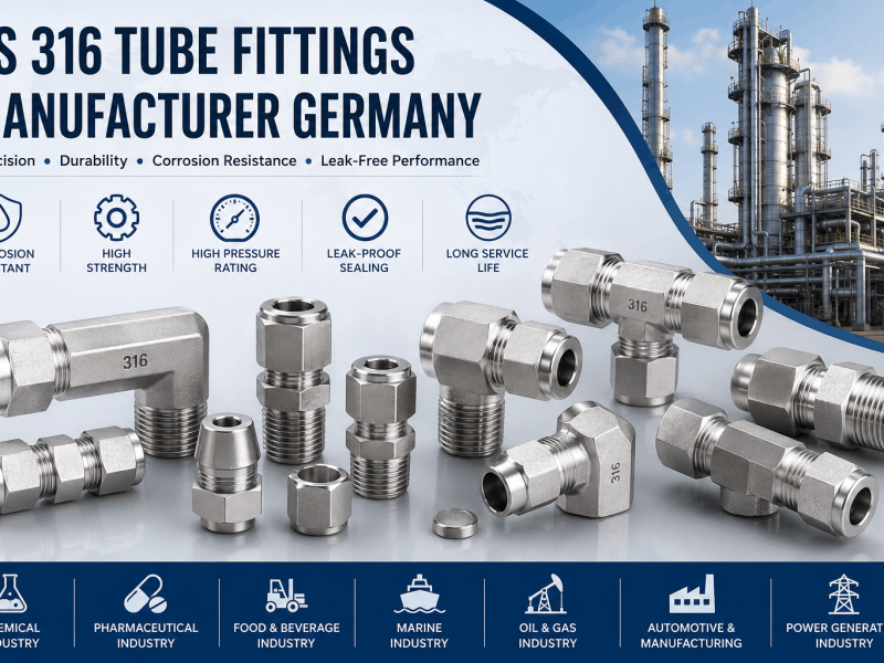 SS 316 tube fittings manufacturer Germany