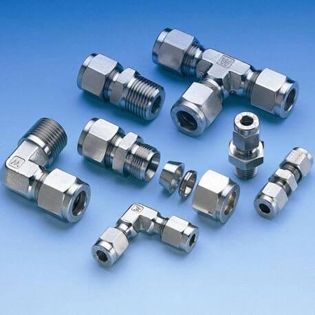SS 316L stainless steel tube fittings for industrial use