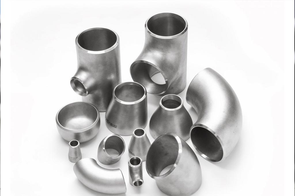 Types of SS 321 tube fittings including elbow tee and union