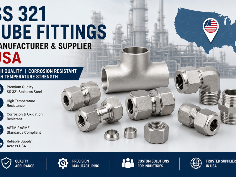 SS 321 tube fittings manufacturer and supplier in USA