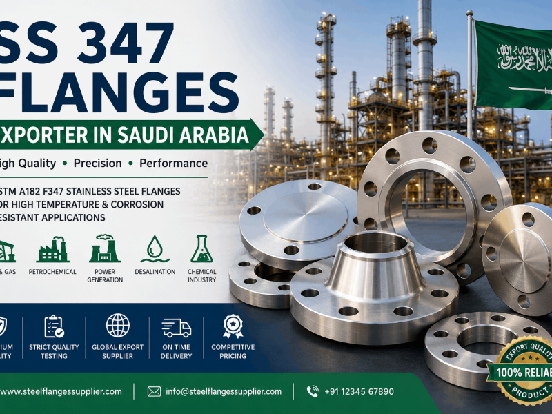 SS 347 Flanges Exporter in Saudi Arabia supplying ASTM A182 F347 stainless steel pipe flanges