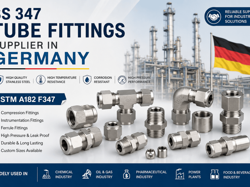 SS 347 tube fittings supplier in Germany
