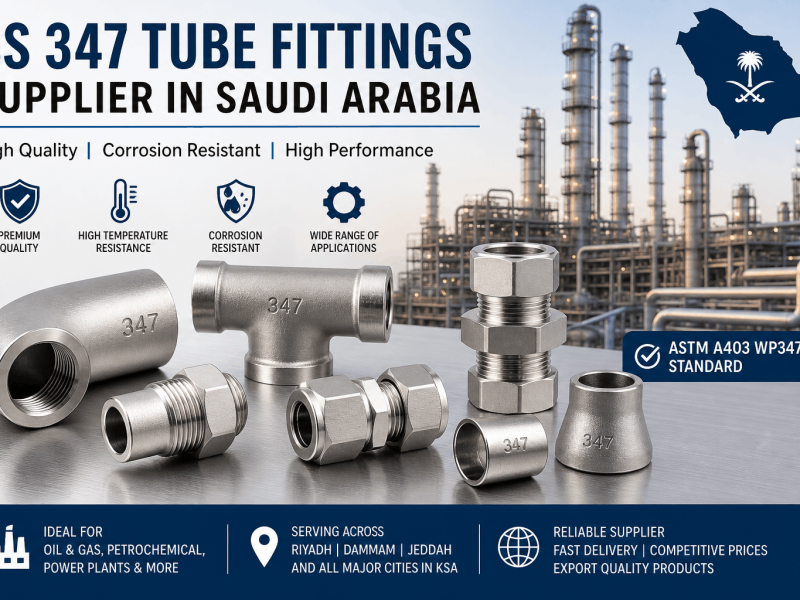 SS 347 tube fittings supplier in Saudi Arabia