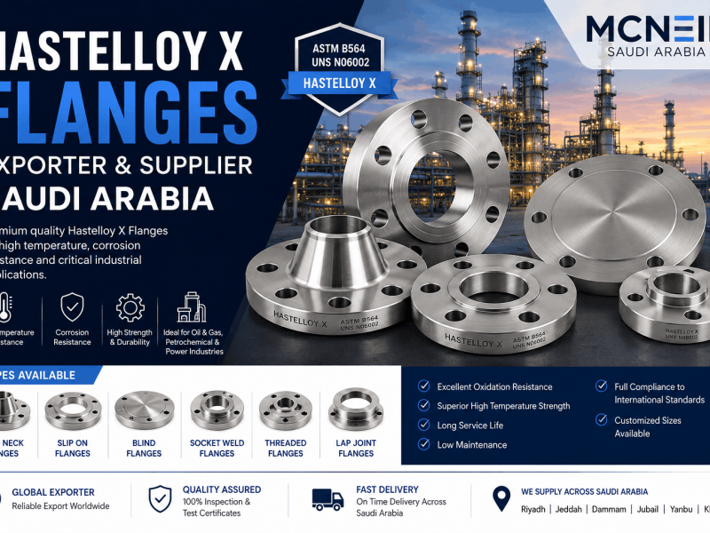 Hastelloy X flanges exporter and supplier in Saudi Arabia for oil and gas and petrochemical industries