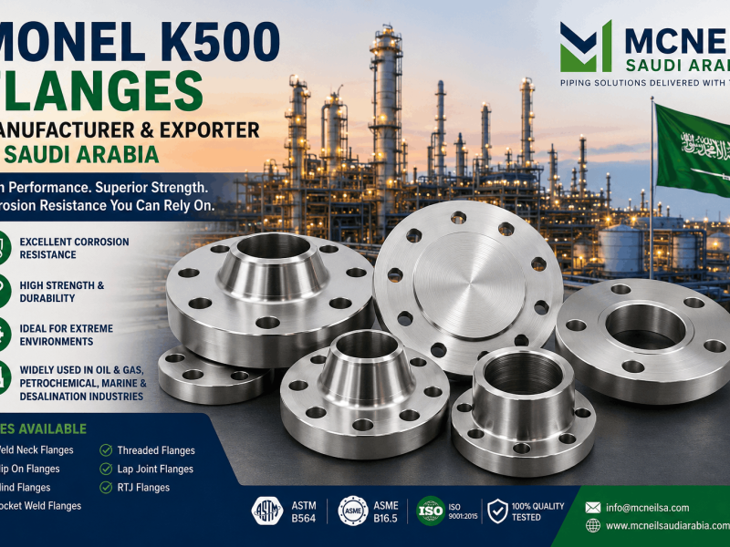 Monel K500 flanges manufacturer and exporter in Saudi Arabia for oil gas and petrochemical industry