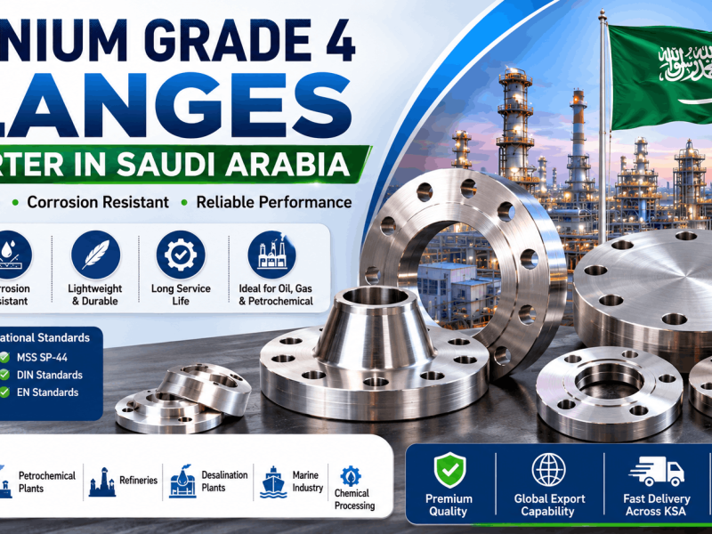 Titanium Grade 4 Flanges Manufacturer Supplier and Exporter in Saudi Arabia
