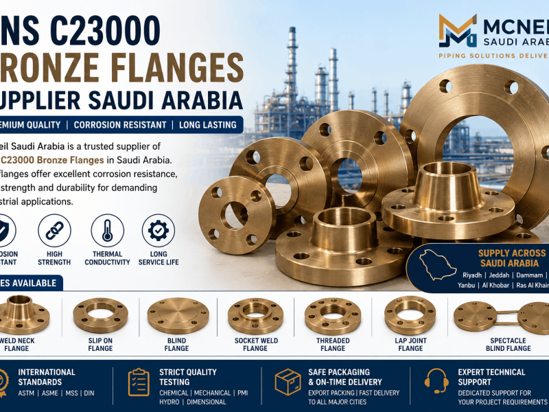 UNS C23000 Bronze Flanges Supplier in Saudi Arabia