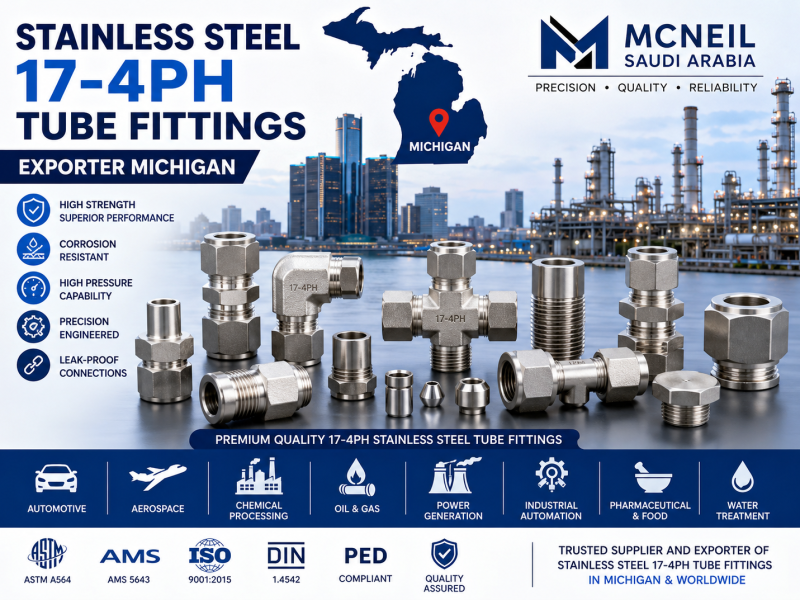 Stainless Steel 17-4PH Compression Tube Fittings Supplier Michigan